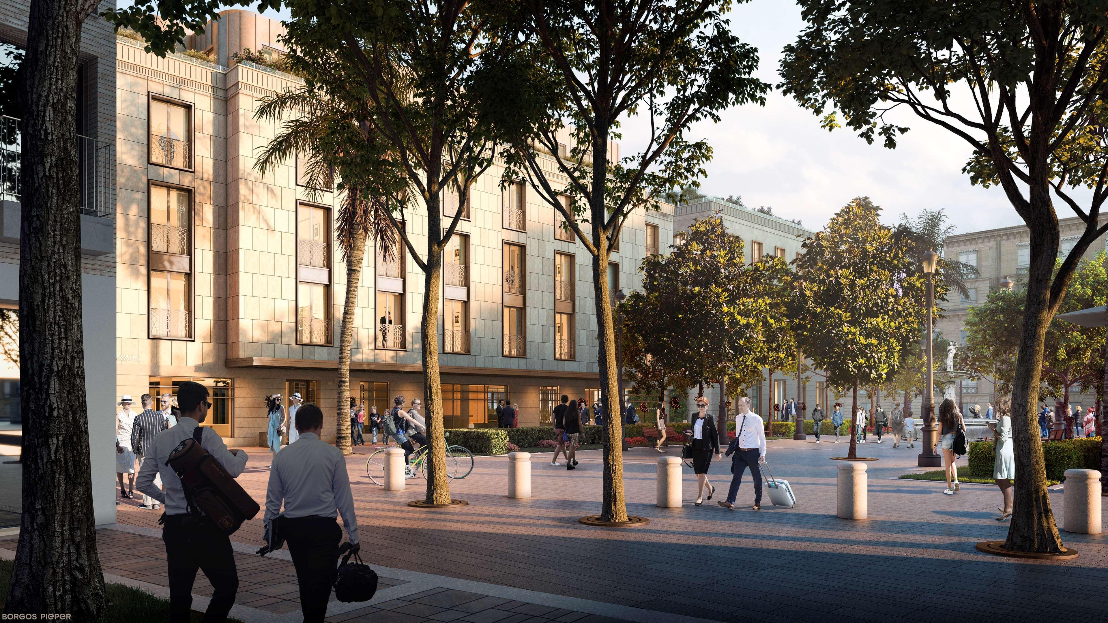 Radisson Collection Hotel, Magdalena Plaza Sevilla エクステリア 写真 The proposed station entrance